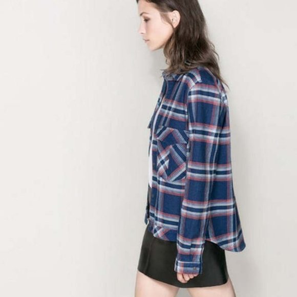 Zara | Plaid Shacket - Picture 2 of 5